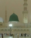 The Green Dome during a sand storm